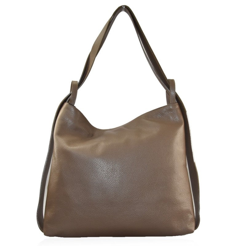 Convertible Leather Backpack