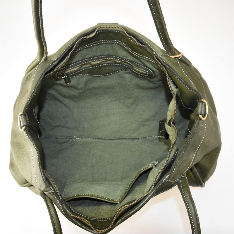 Vintage Leather Hobo Bag
