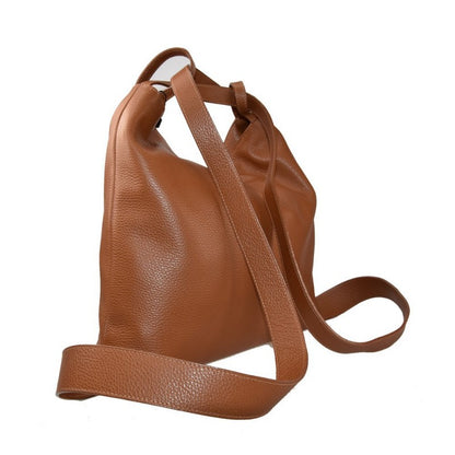 Convertible Leather Backpack