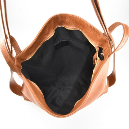 Convertible Leather Backpack