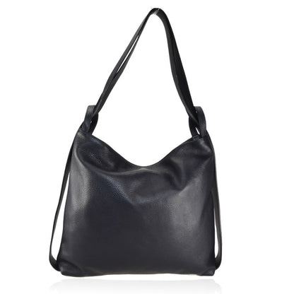 Convertible Leather Backpack