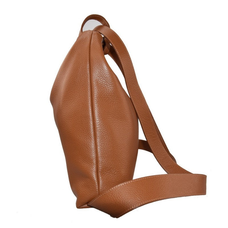 Convertible Leather Backpack