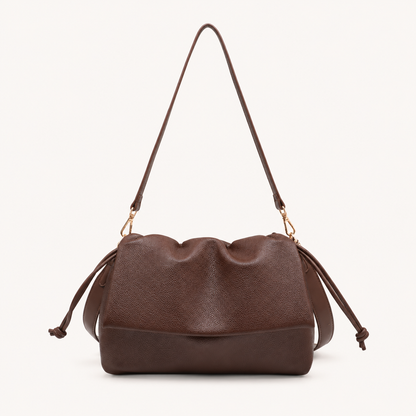City Shoulder Bag – Darkbrown – vooraanzicht