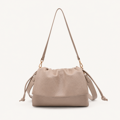 City Shoulder Bag 02522 – Beige – vooraanzicht