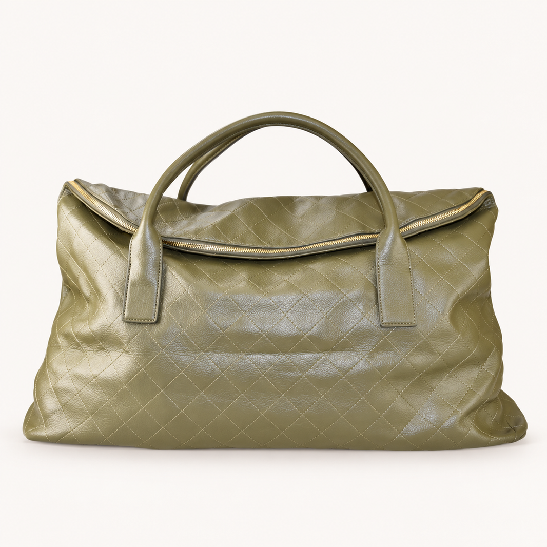 Large Everyday Handbag – Green – vooraanzicht