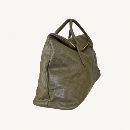 Large Everyday Handbag – Green – zijkant