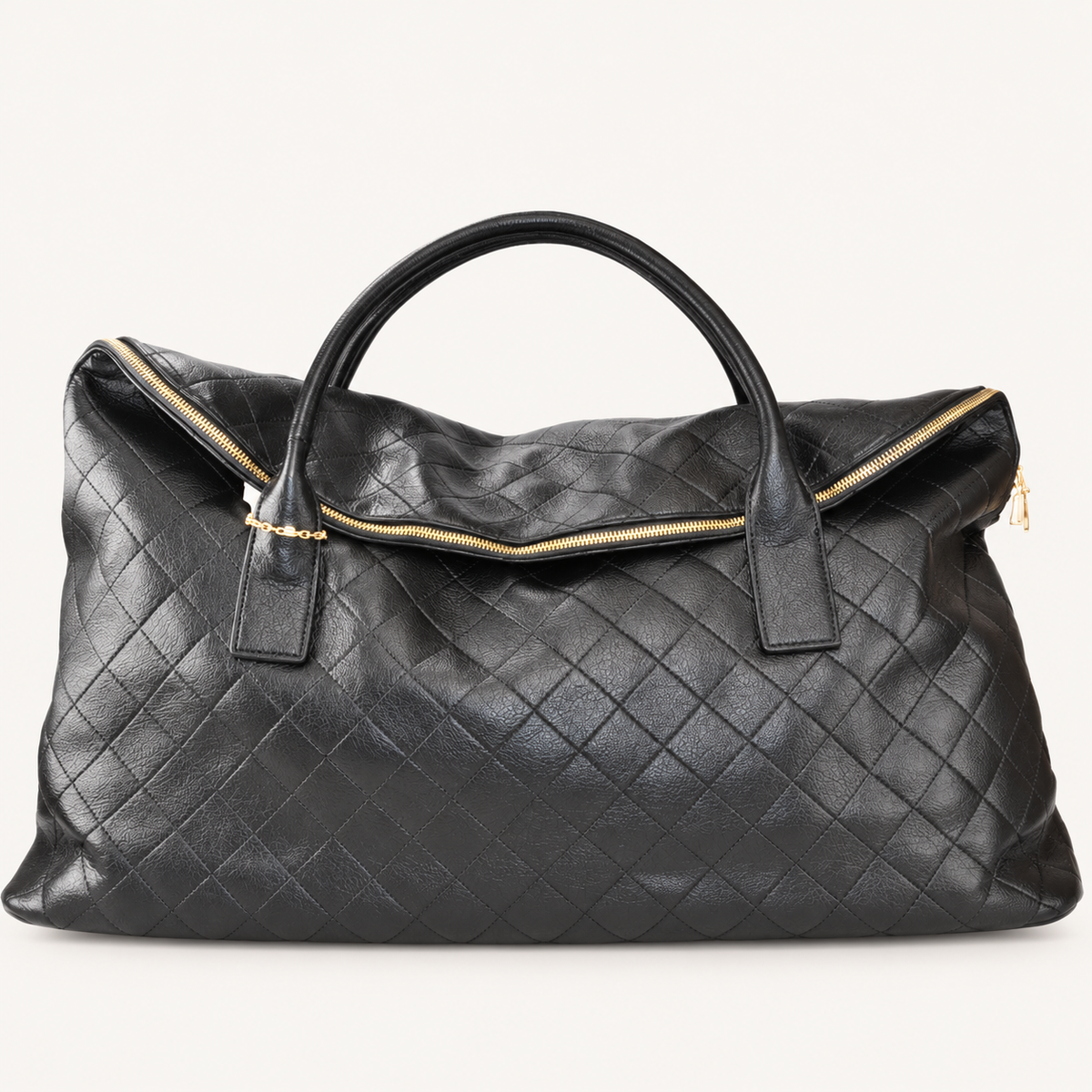 Large Everyday Handbag BO321 – Nero – vooraanzicht