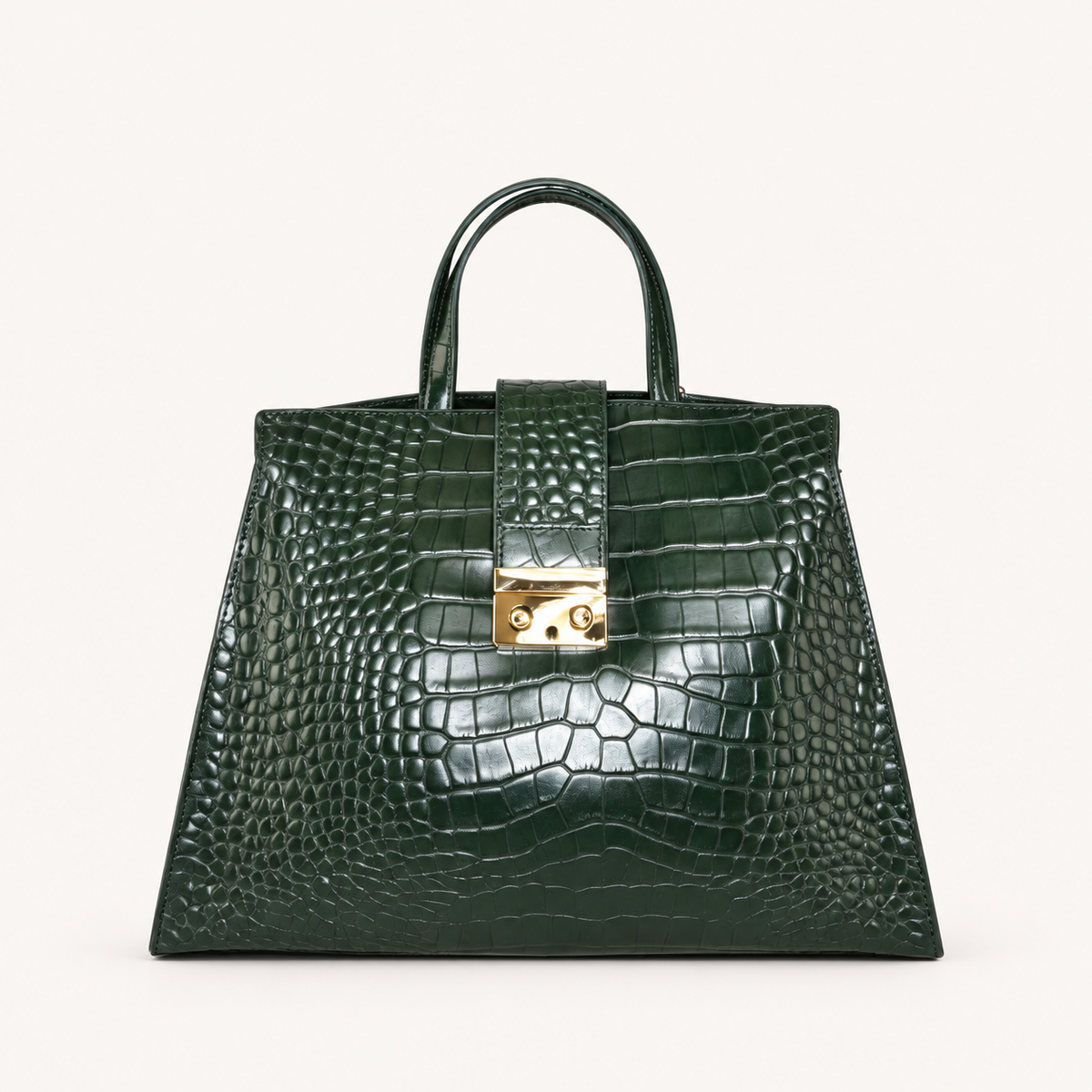 Leather Classic Handbag CK37841 – Green – vooraanzicht