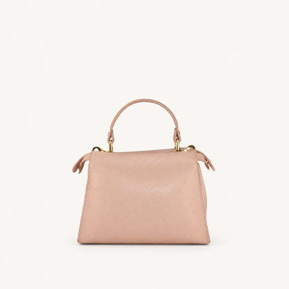 Leather Mini Top Handle Bag FM29832 – Powder pink – vooraanzicht