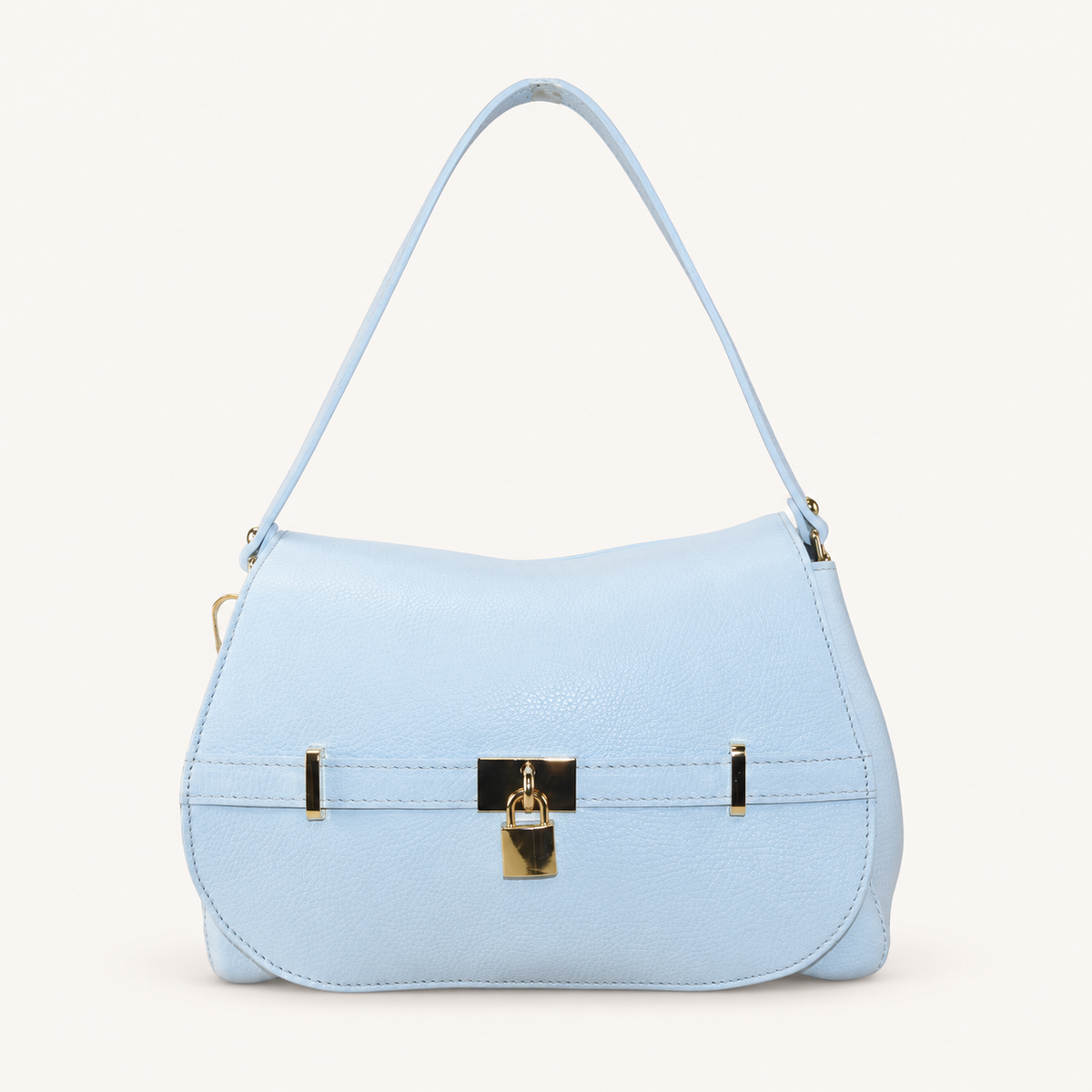 Leather Refined Shoulder Bag JH43847 – Lightblue – vooraanzicht