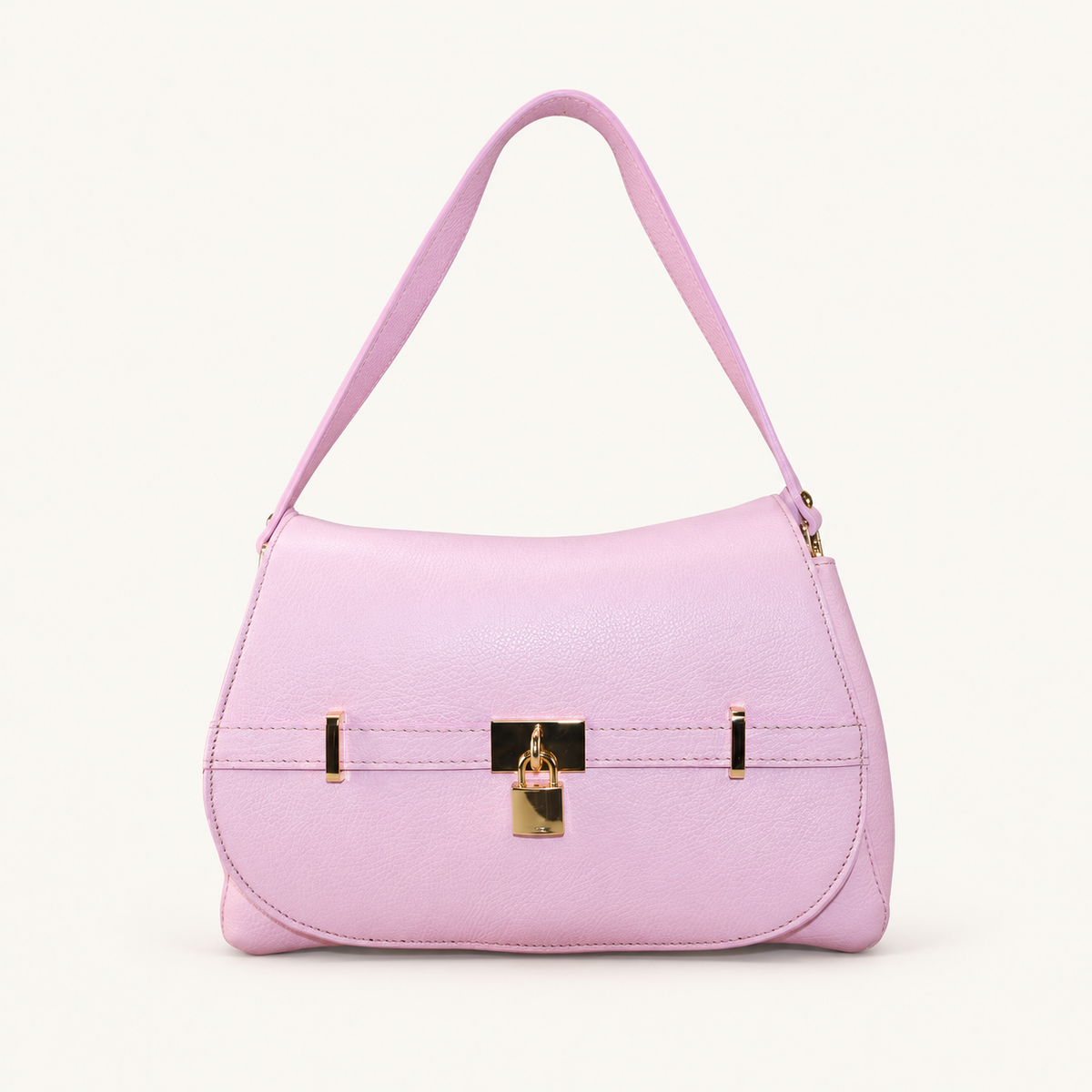 Leather Refined Shoulder Bag JH43847 – Pink – vooraanzicht