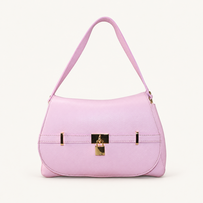 Leather Refined Shoulder Bag JH43847 – Pink – vooraanzicht