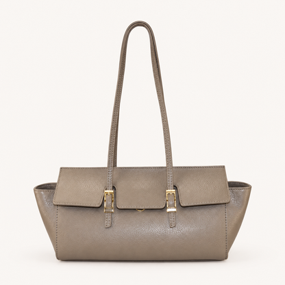 Leather Slim Shoulder Bag LE32835 – Taupe