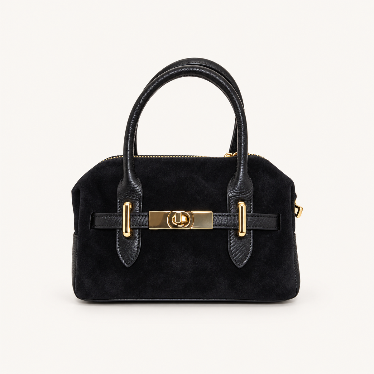 Mini Leather Handbag LR29832 – Nero – vooraanzicht