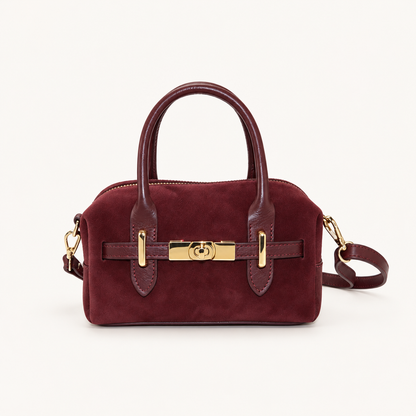 Mini Leather Handbag LR29832 – Bordeaux – vooraanzicht