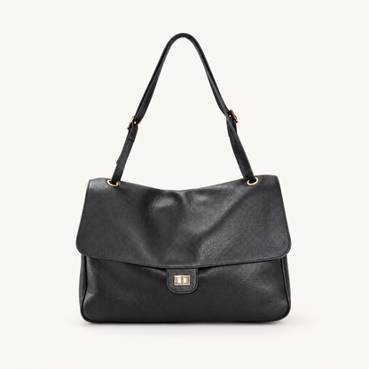 Leather Everyday Shoulder Bag MC39843 – Nero – vooraanzicht