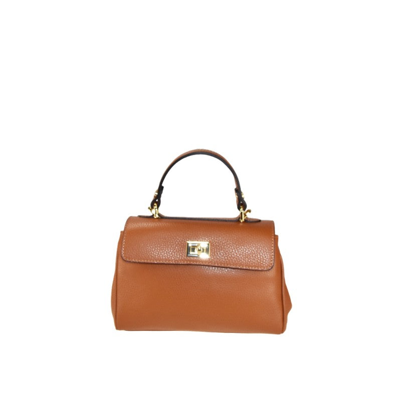 Leather hand bag 100% made Italy
