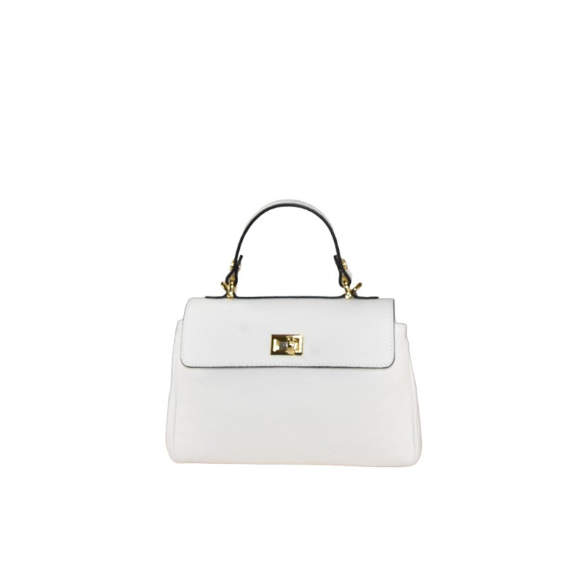 Leather hand bag 100% made Italy