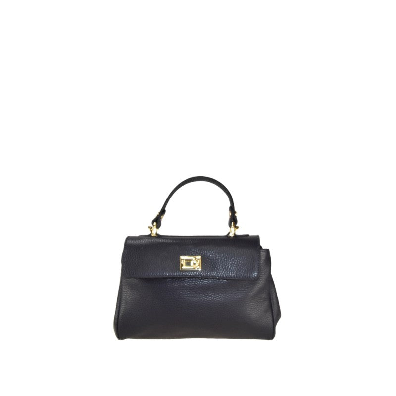 Leather hand bag 100% made Italy