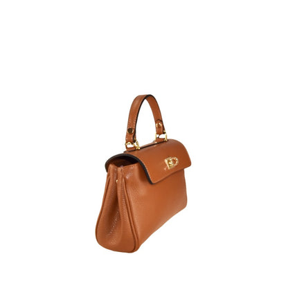 Leather hand bag 100% made Italy