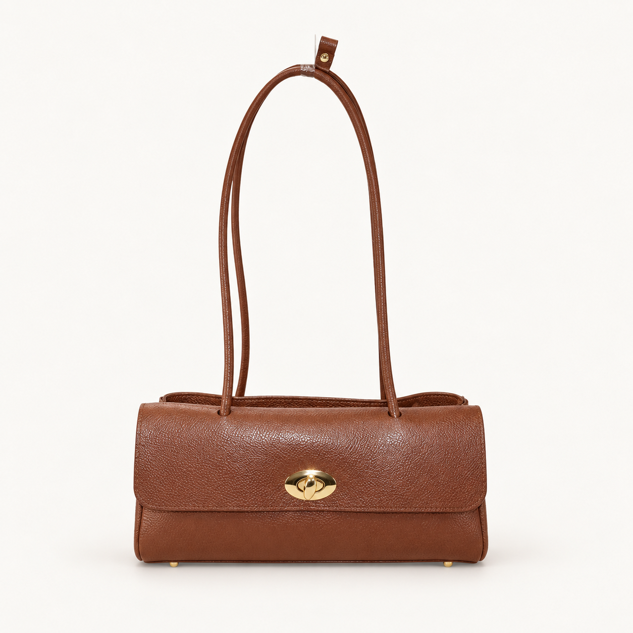 Structured Leather Crossbody Bag