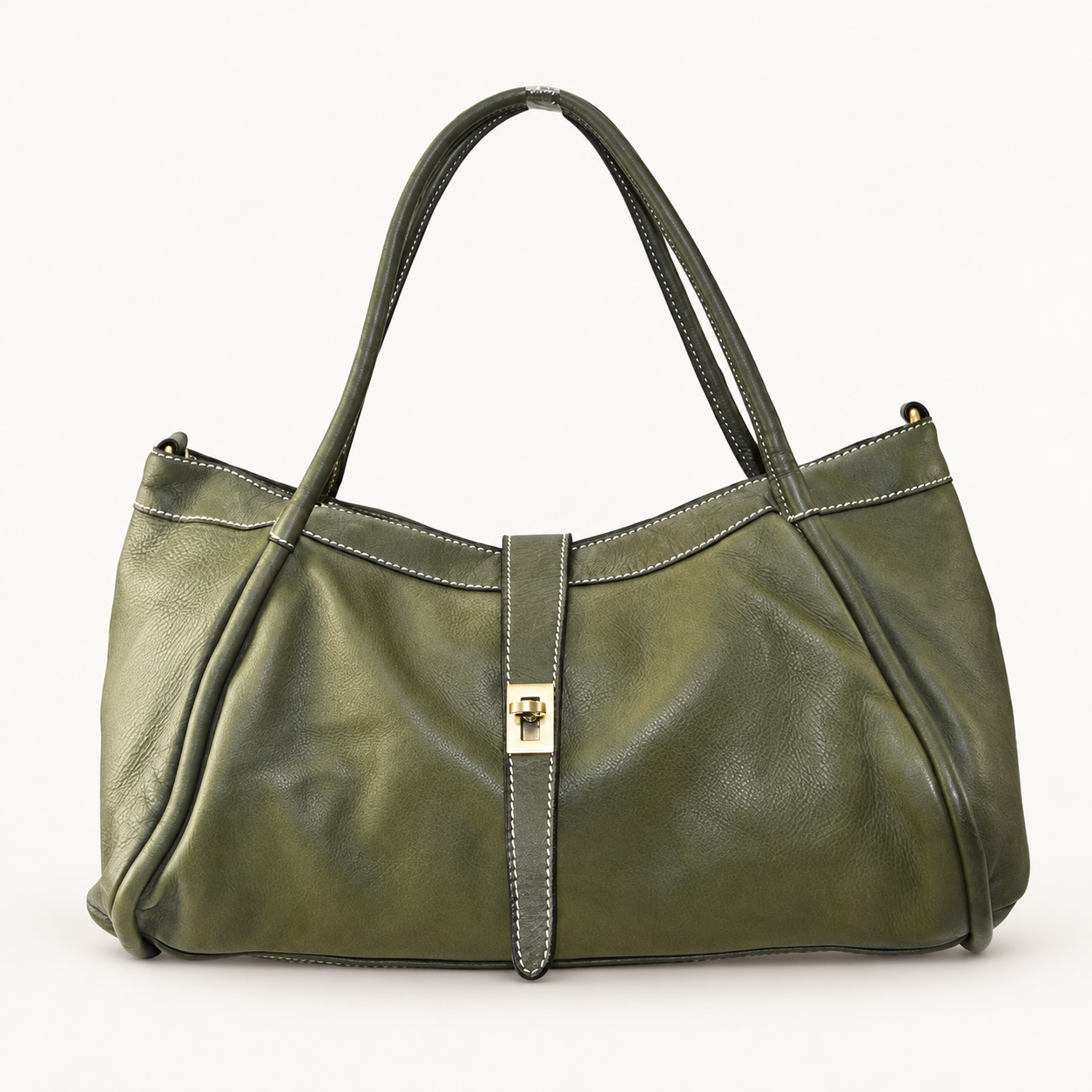 Vintage Leather Hobo Bag