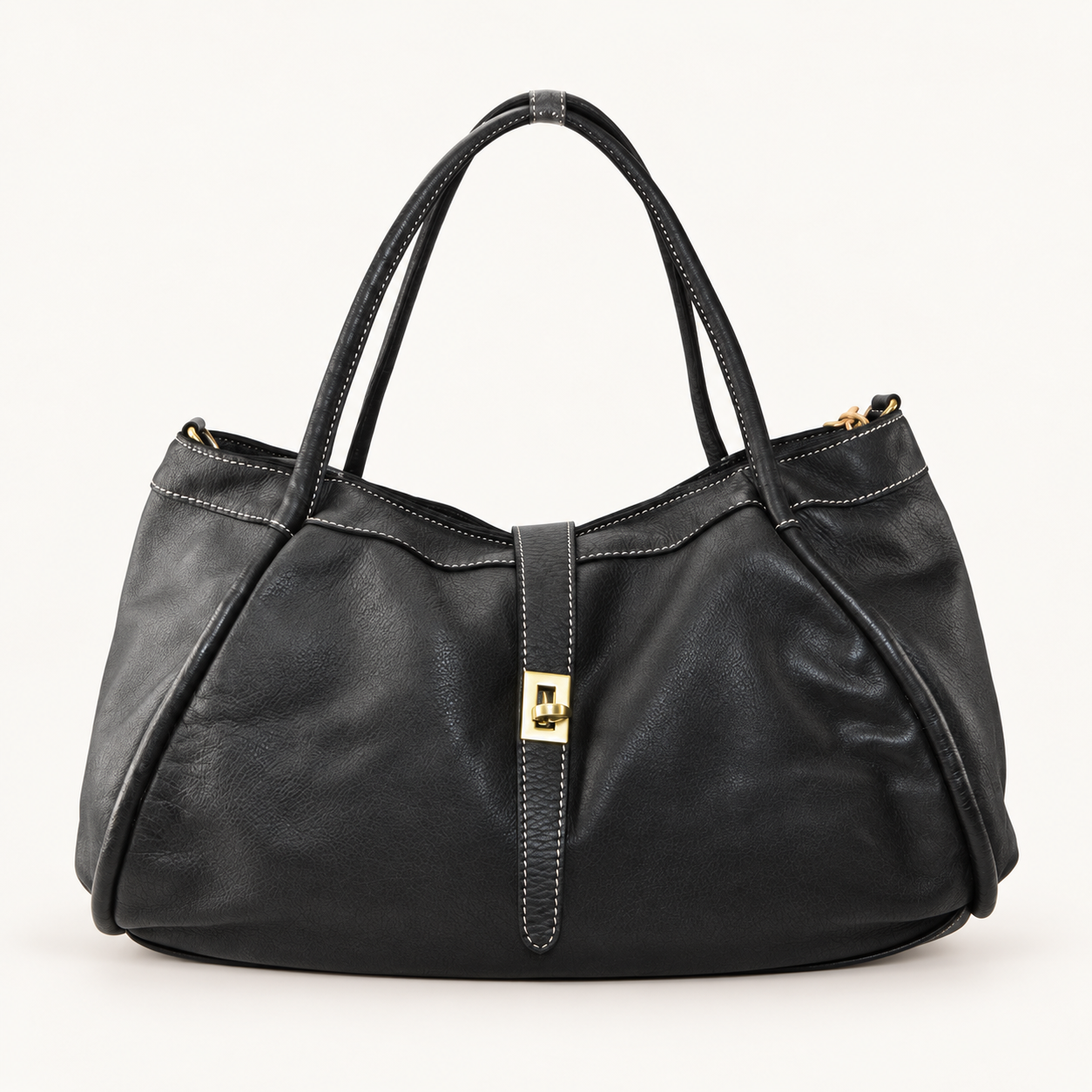 Vintage Leather Hobo Bag