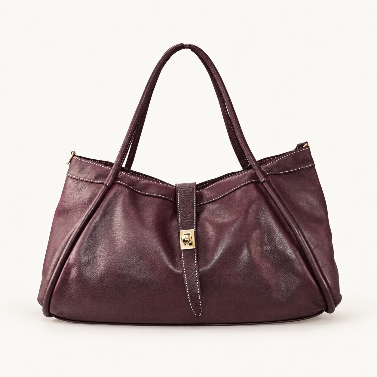 Vintage Leather Hobo Bag