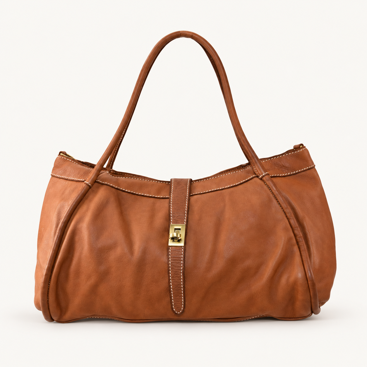 Vintage Leather Hobo Bag