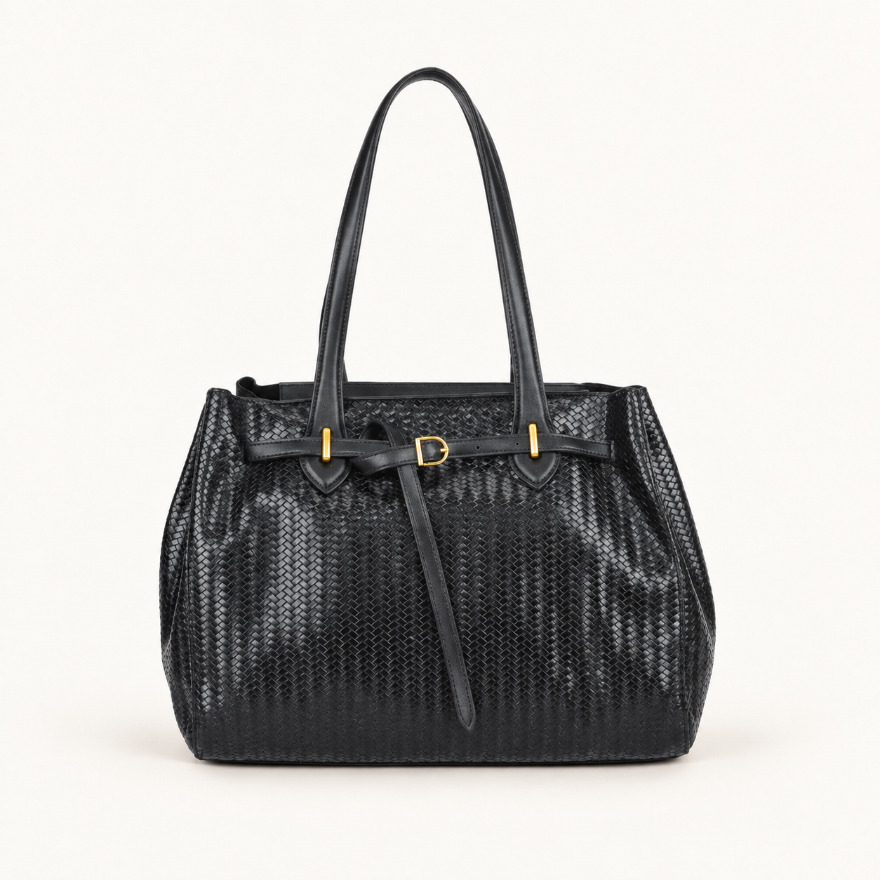 Croc-Embossed Tote Bag