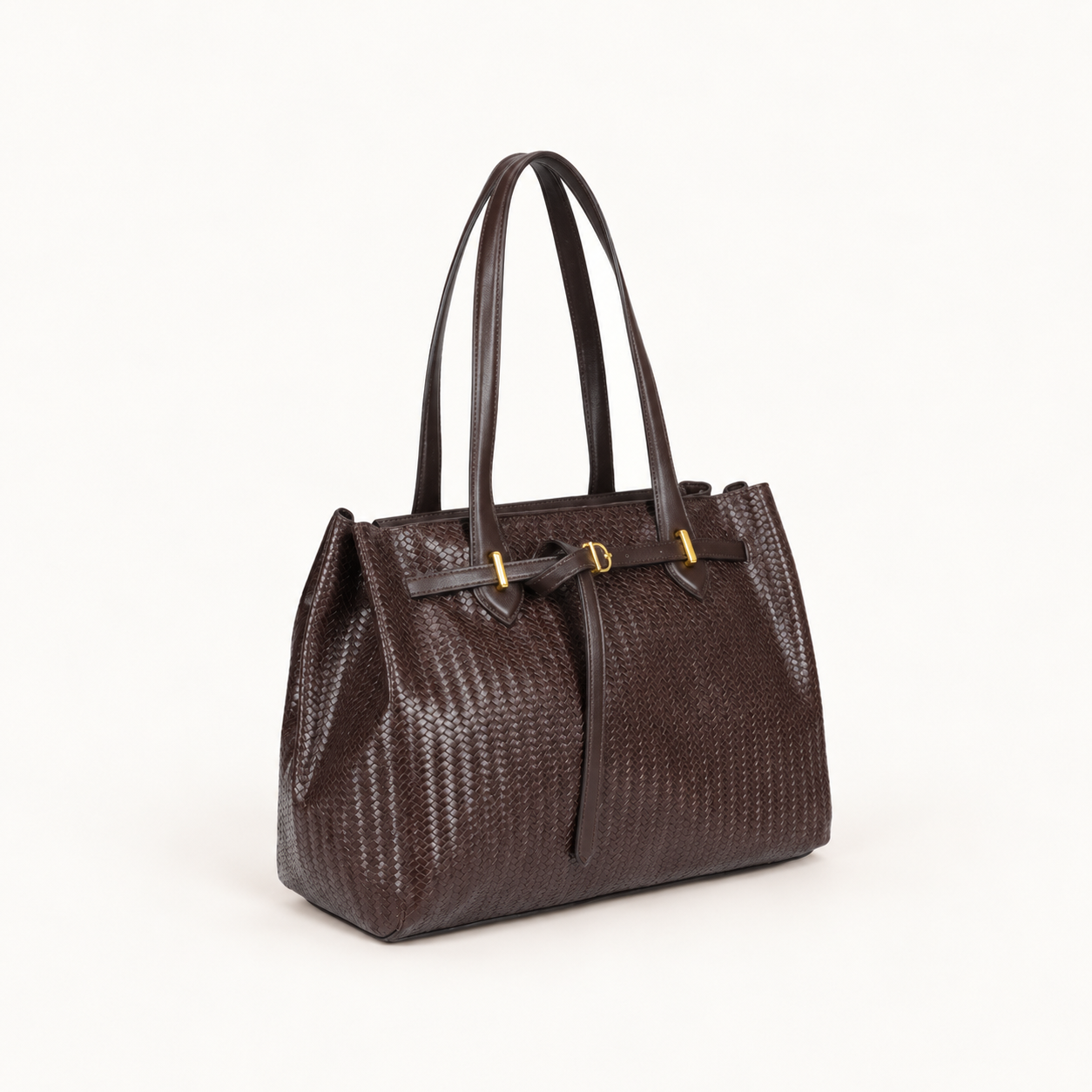 Croc-Embossed Tote Bag