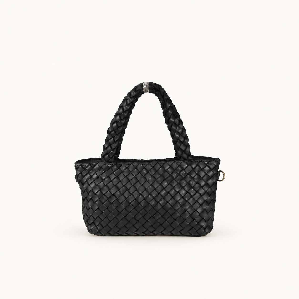 Woven Leather Handbag