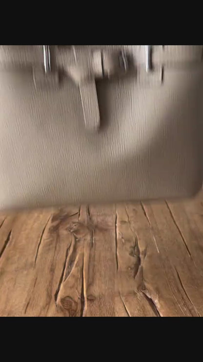 LVT Taupe Structured Bag