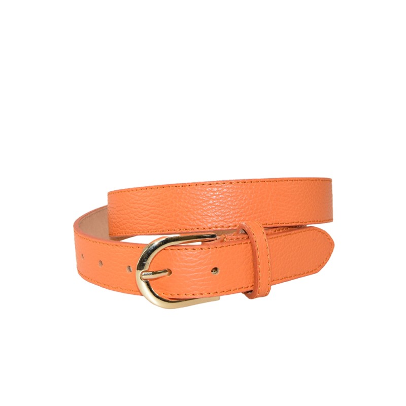 Woman leather belt made Italy