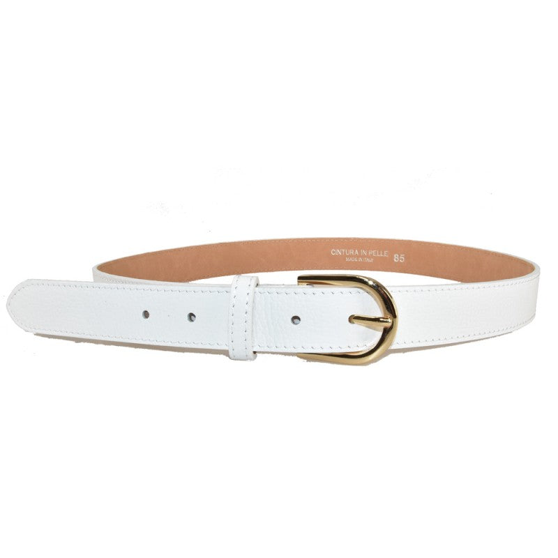 Woman leather belt made Italy