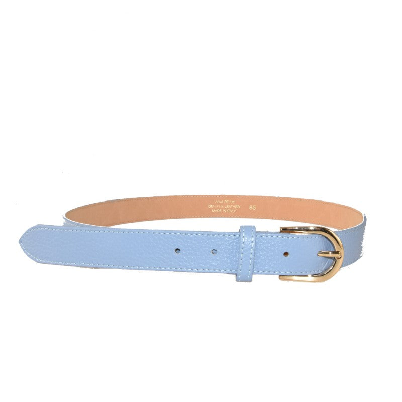 Woman leather belt made Italy