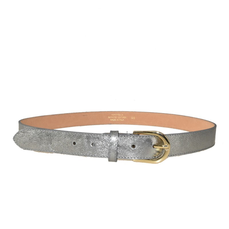 Woman leather belt made Italy