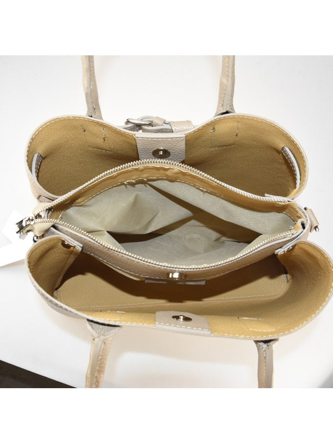 Woman leather hand bag 100% made italy
