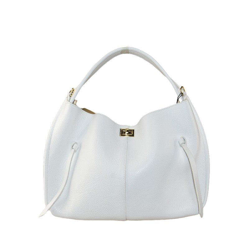Woman leather hand bag 100% made italy