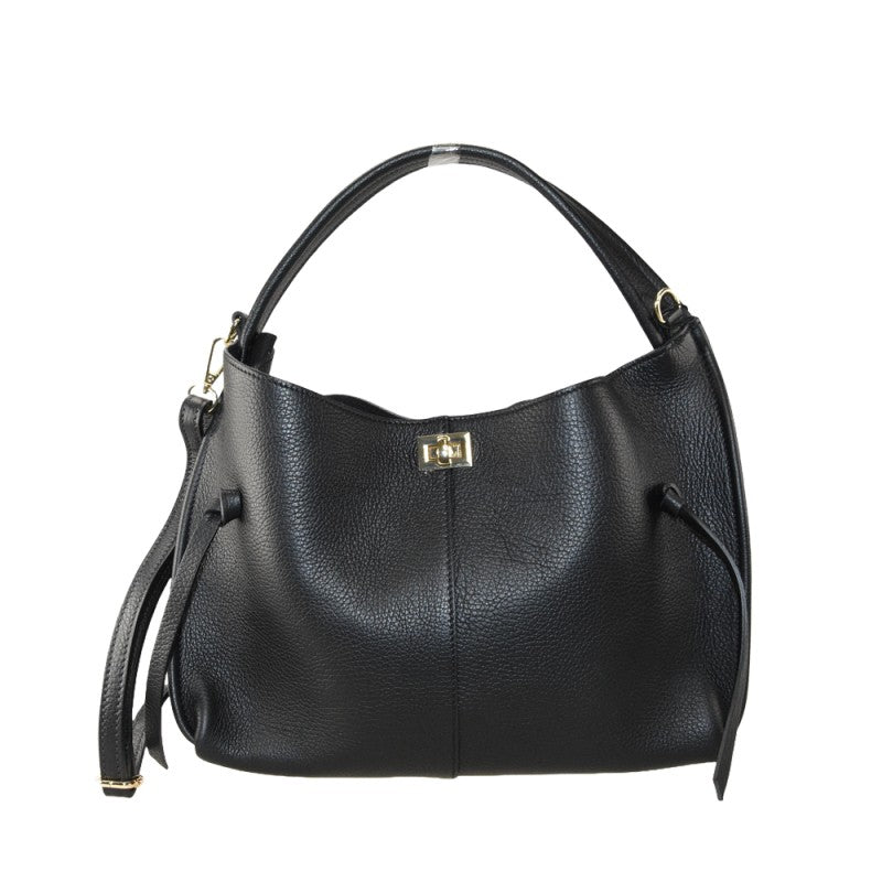 Woman leather hand bag 100% made italy