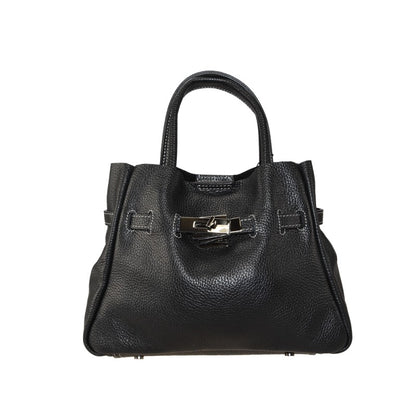 Woman leather hand bag 100% made italy