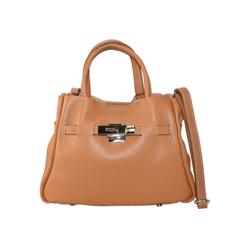Woman leather hand bag 100% made italy