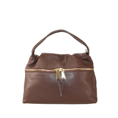 Woman leather hand bag 100% made italy