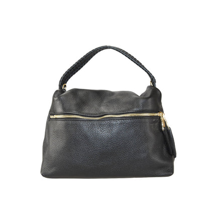 Woman leather hand bag 100% made italy
