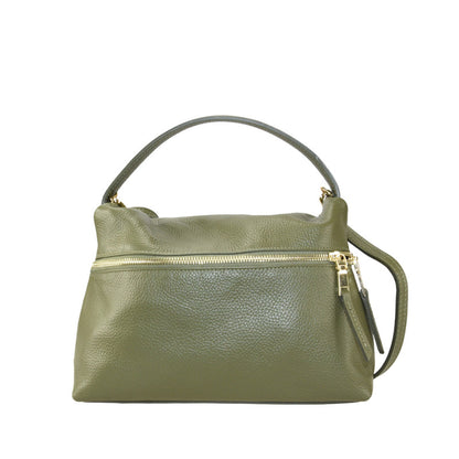 Woman leather hand bag 100% made italy