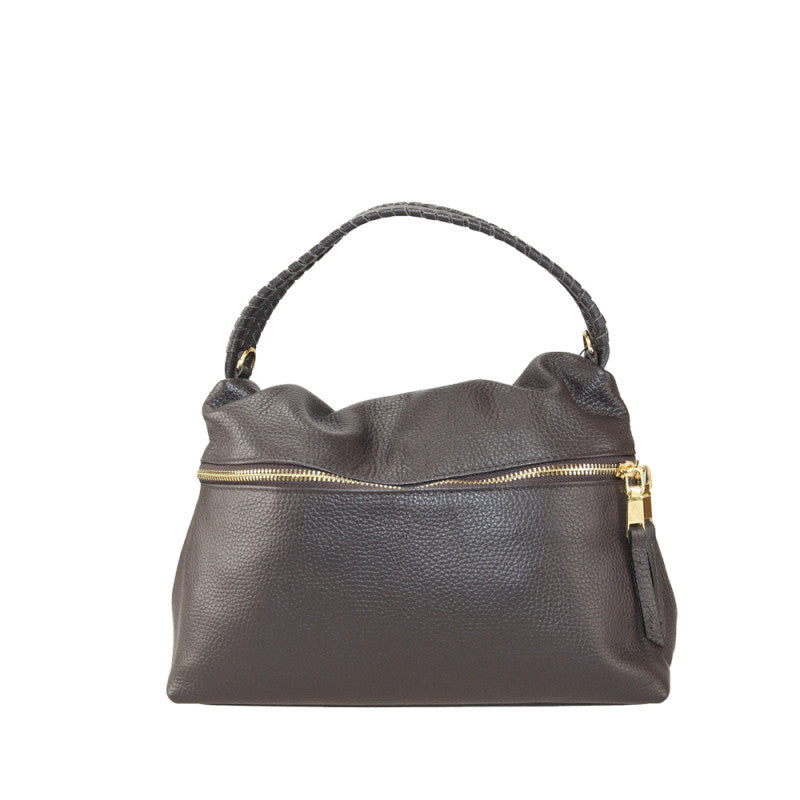 Woman leather hand bag 100% made italy