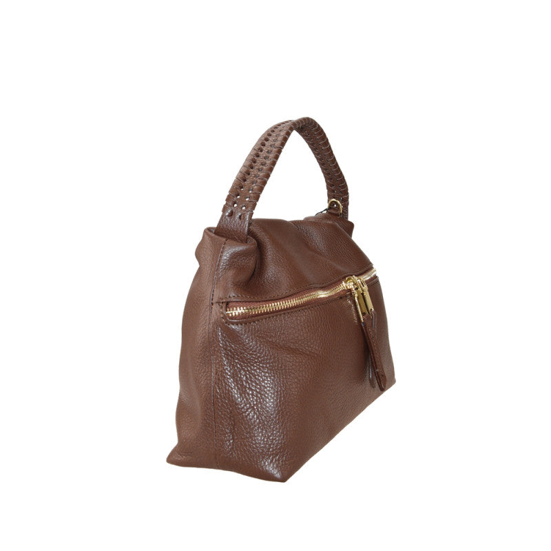 Woman leather hand bag 100% made italy