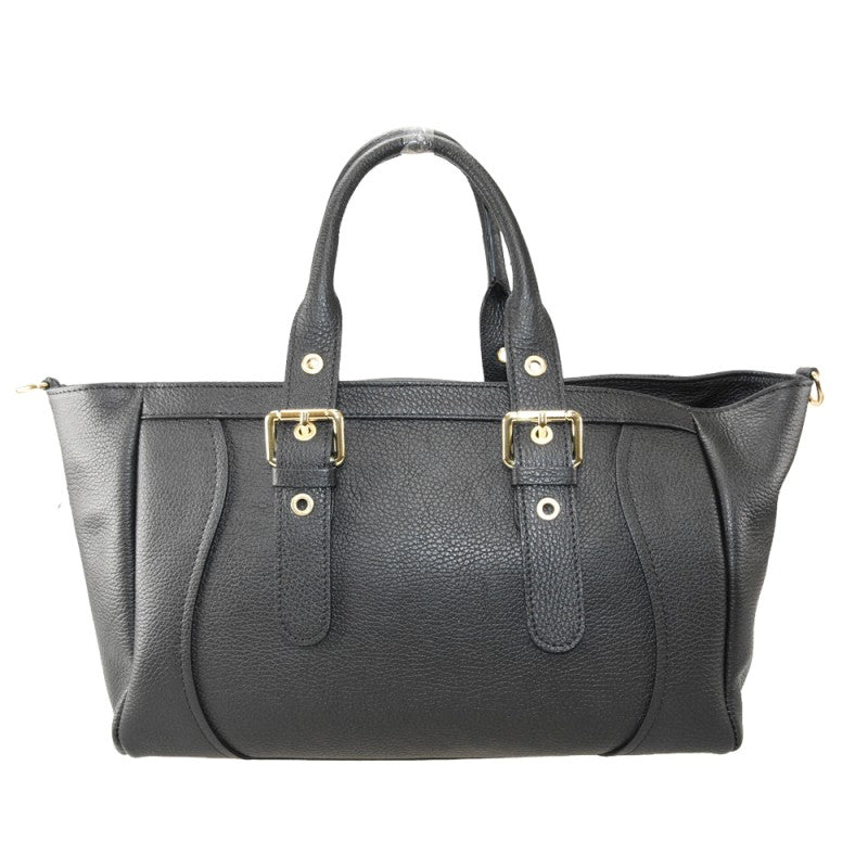 Woman leather hand bag 100% made italy