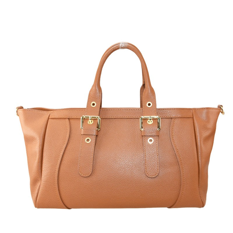 Woman leather hand bag 100% made italy