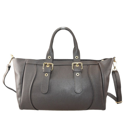 Woman leather hand bag 100% made italy
